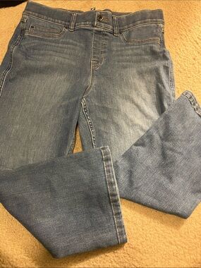 SPANX Medium Wash Straight Leg Jeans